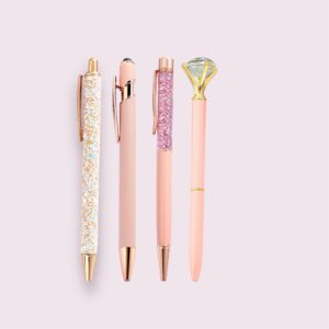 Lytwtw's Pastel Pink Luxury Ballpoint Pen Metal